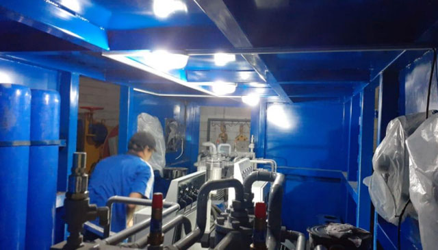 Marine Seismic survey ship